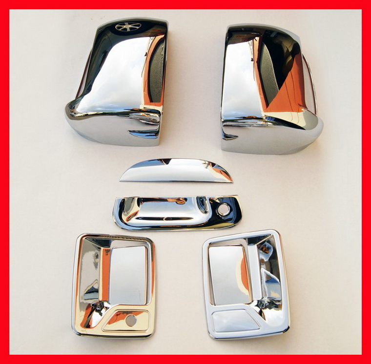 99-07 Ford F250 Chrome Door Handle Mirror Covers Combo
